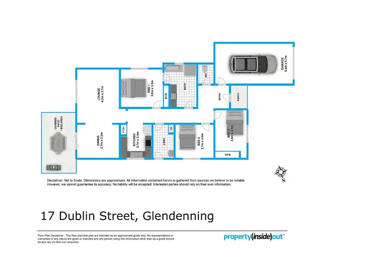 Floorplan of Homely house listing, 17 Dublin Street, Glendenning NSW 2761