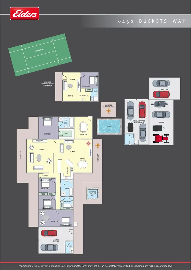 Floorplan of Homely rural property listing, 6430 The Bucketts Way, Tinonee NSW 2430