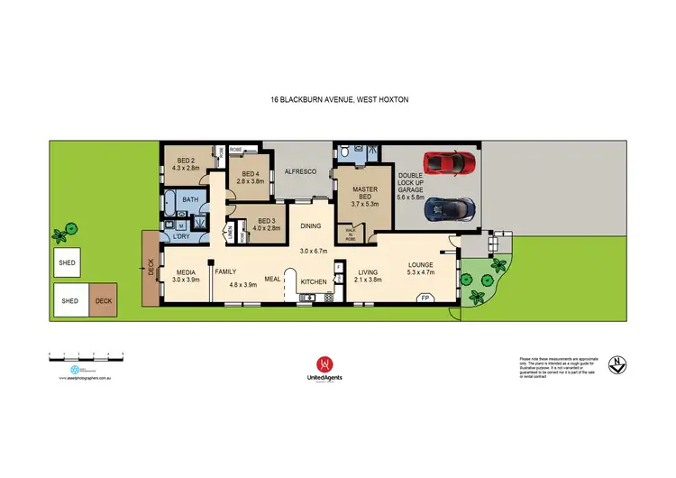 Floorplan of Homely house listing, 16 Blackburn Avenue, West Hoxton NSW 2171