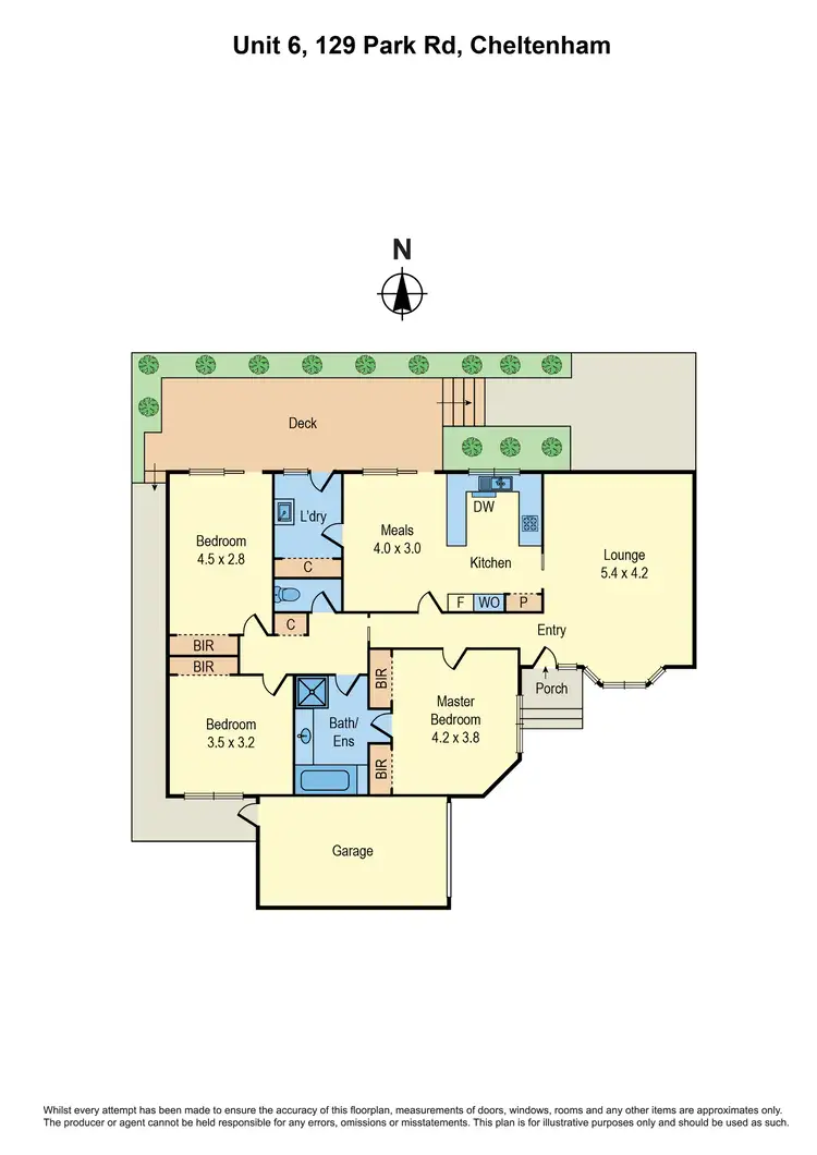 Floorplan of Homely unit listing, 6/129 Park Road, Cheltenham VIC 3192