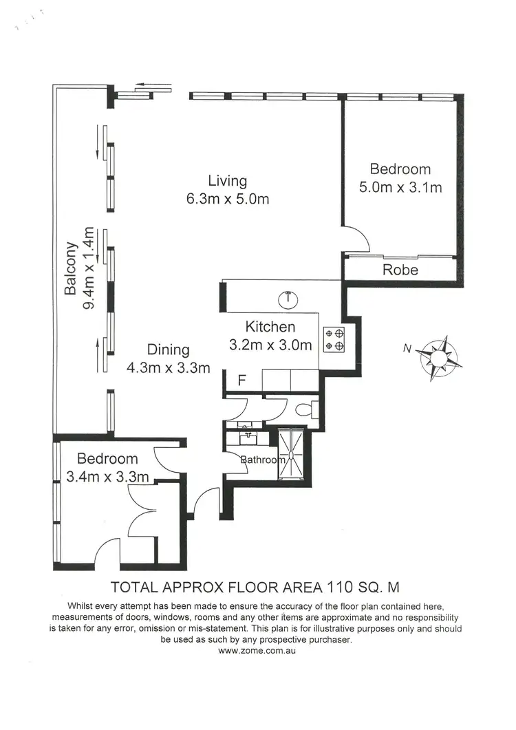Floorplan of Homely unit listing, 103/18-22 Orchid Avenue, Surfers Paradise QLD 4217