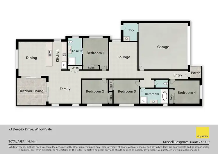 Floorplan of Homely house listing, 73 Deepak Drive, Willow Vale QLD 4209