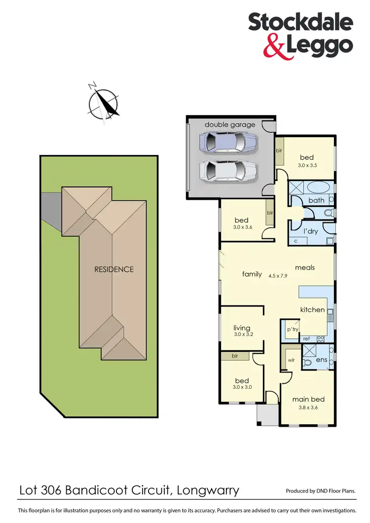 Floorplan of Homely house listing, 21 Bandicoot Circuit, Longwarry VIC 3816