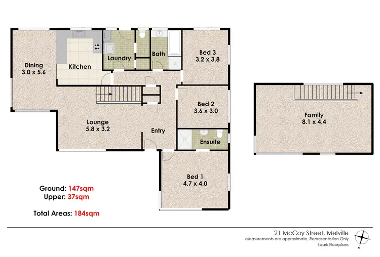 Floorplan of Homely house listing, 21 McCoy Street, Melville WA 6156