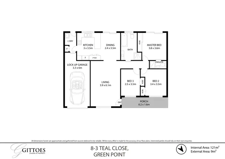 Floorplan of Homely villa listing, 8/3 Teal Close, Green Point NSW 2251