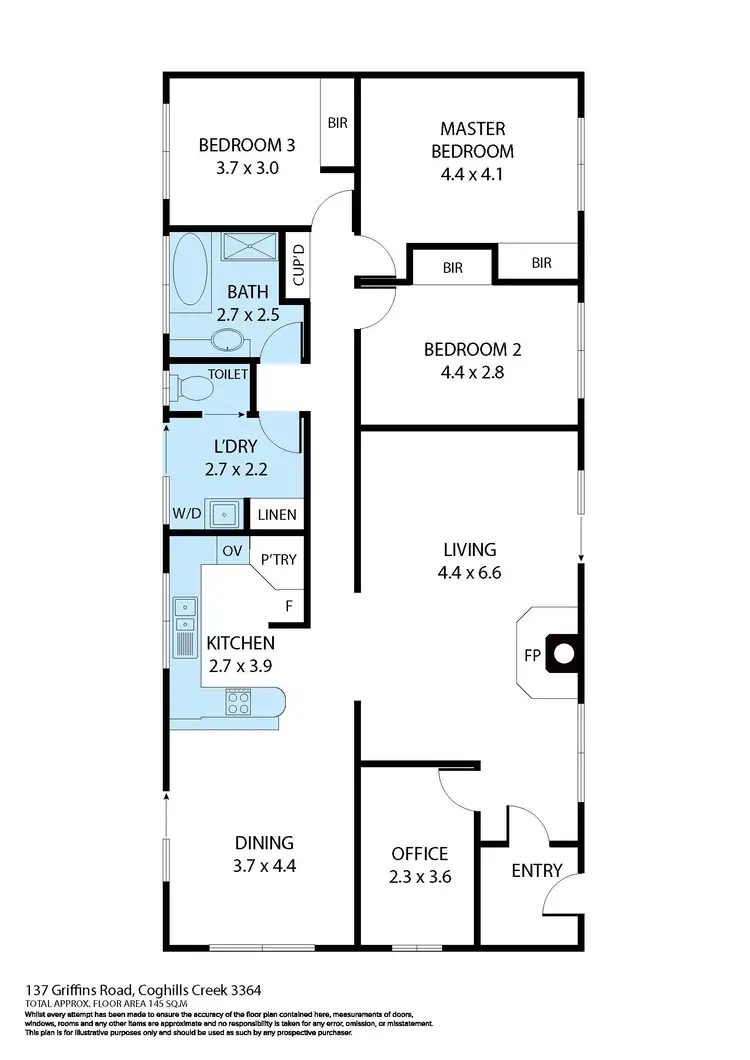 Floorplan of Homely rural property listing, 137 Griffins Road, Coghills Creek VIC 3364
