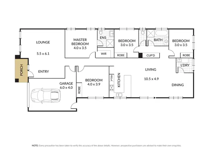 Floorplan of Homely house listing, 8 Meakin Way, Deer Park VIC 3023