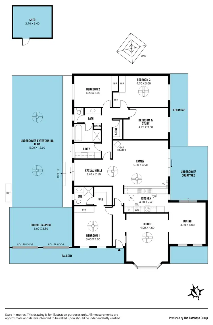 Floorplan of Homely house listing, 6 Devonshire Crescent, Old Reynella SA 5161