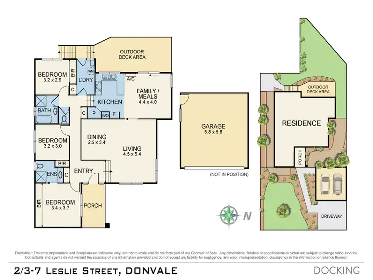 Floorplan of Homely unit listing, 2/3-7 Leslie Street, Donvale VIC 3111
