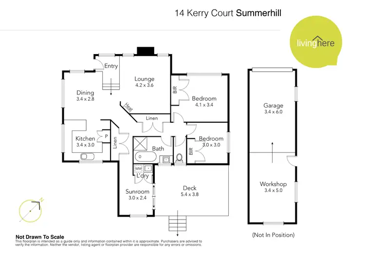 Floorplan of Homely house listing, 14 Kerry Court, Summerhill TAS 7250