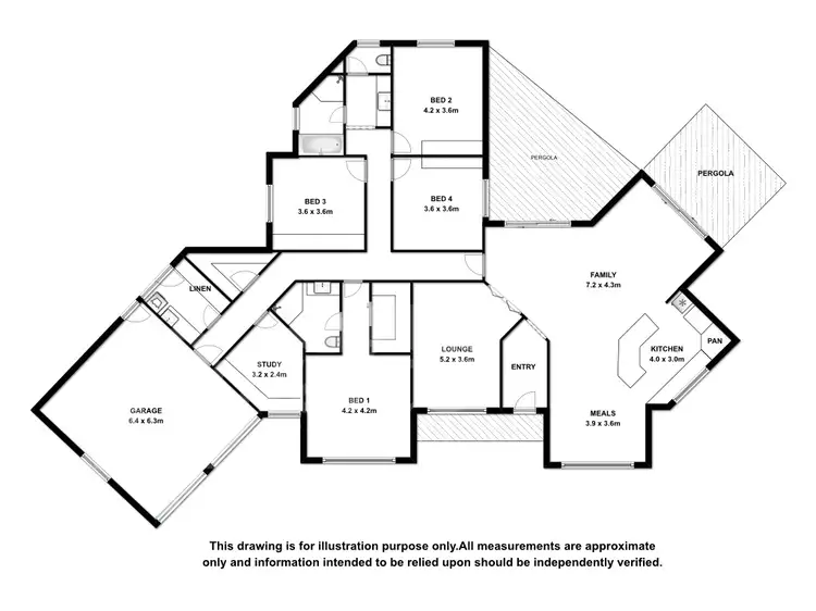 Floorplan of Homely house listing, 16 Kaleo Court, Mount Gambier SA 5290
