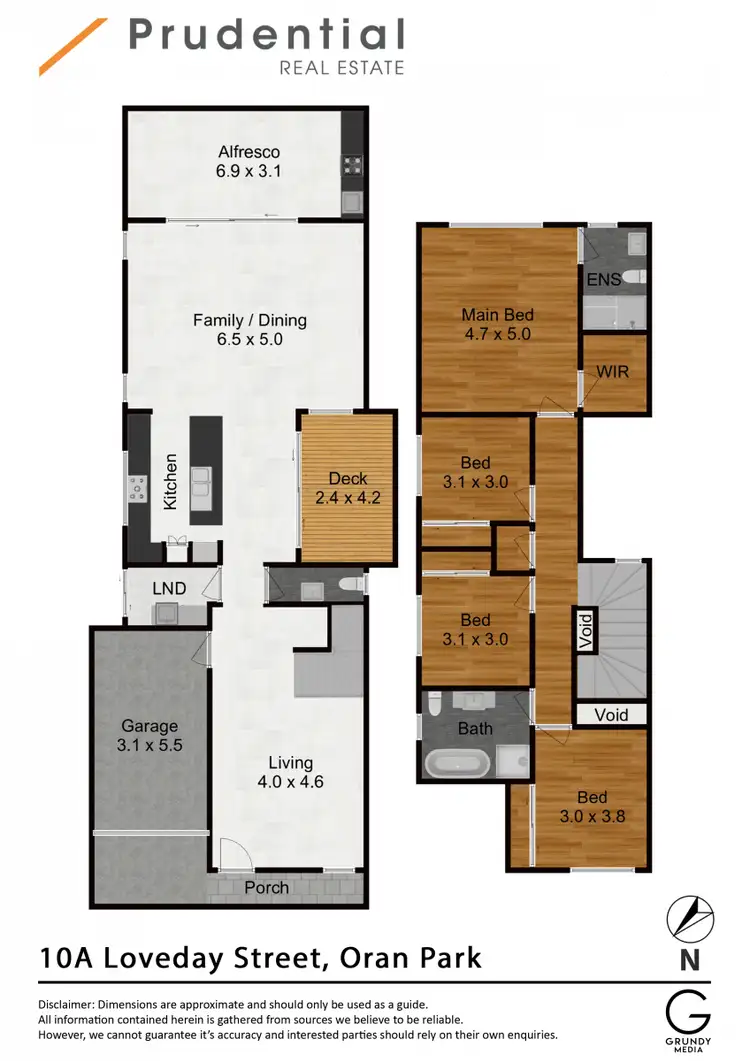Floorplan of Homely house listing, 10A Loveday Street, Oran Park NSW 2570