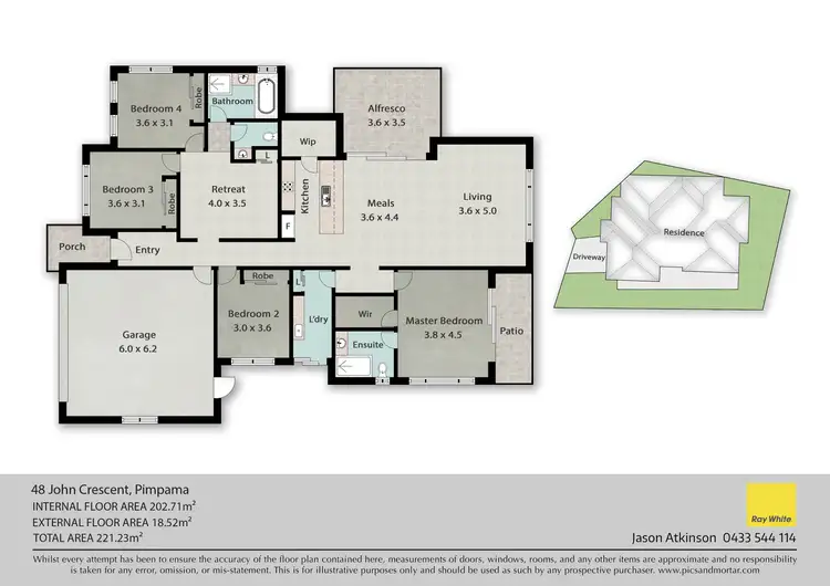 Floorplan of Homely house listing, 48 John Crescent, Pimpama QLD 4209