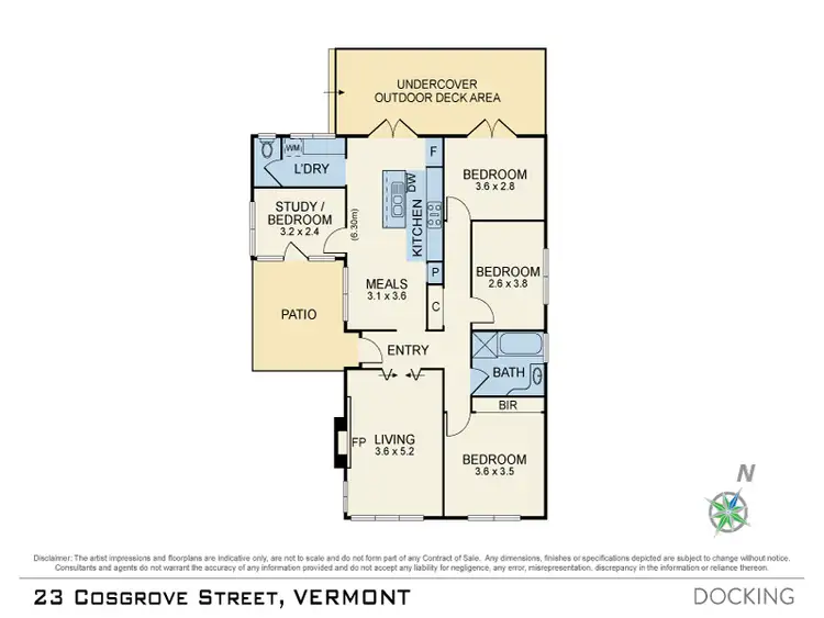 Floorplan of Homely house listing, 23 Cosgrove Street, Vermont VIC 3133