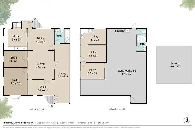 Floorplan of Homely house listing, 19 Ranley Grove, Paddington QLD 4064