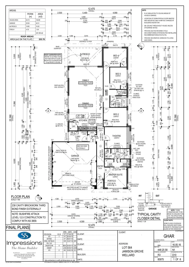 Floorplan of Homely house listing, 4 Jamison Grove, Wellard WA 6170