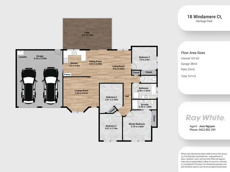 Floorplan of Homely house listing, 18 Windamere Court, Heritage Park QLD 4118