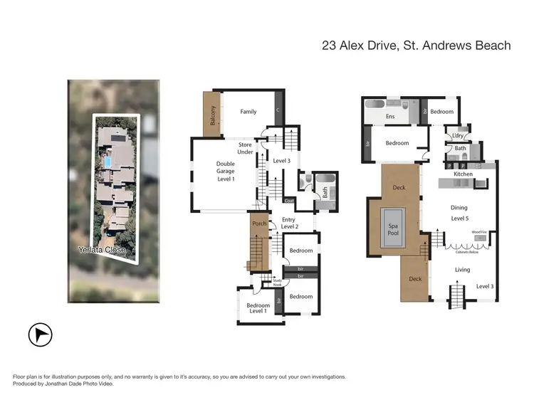 Floorplan of Homely house listing, 23 Alex Drive, St Andrews Beach VIC 3941