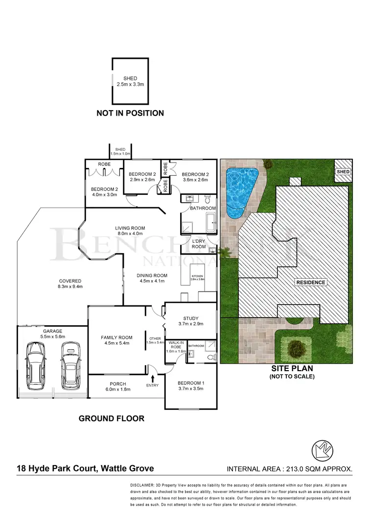 Floorplan of Homely house listing, 18 Hyde Park Court, Wattle Grove NSW 2173