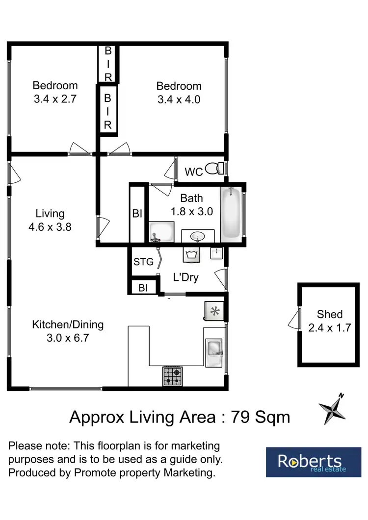 Floorplan of Homely house listing, 2/8-10 Circle Street, New Norfolk TAS 7140