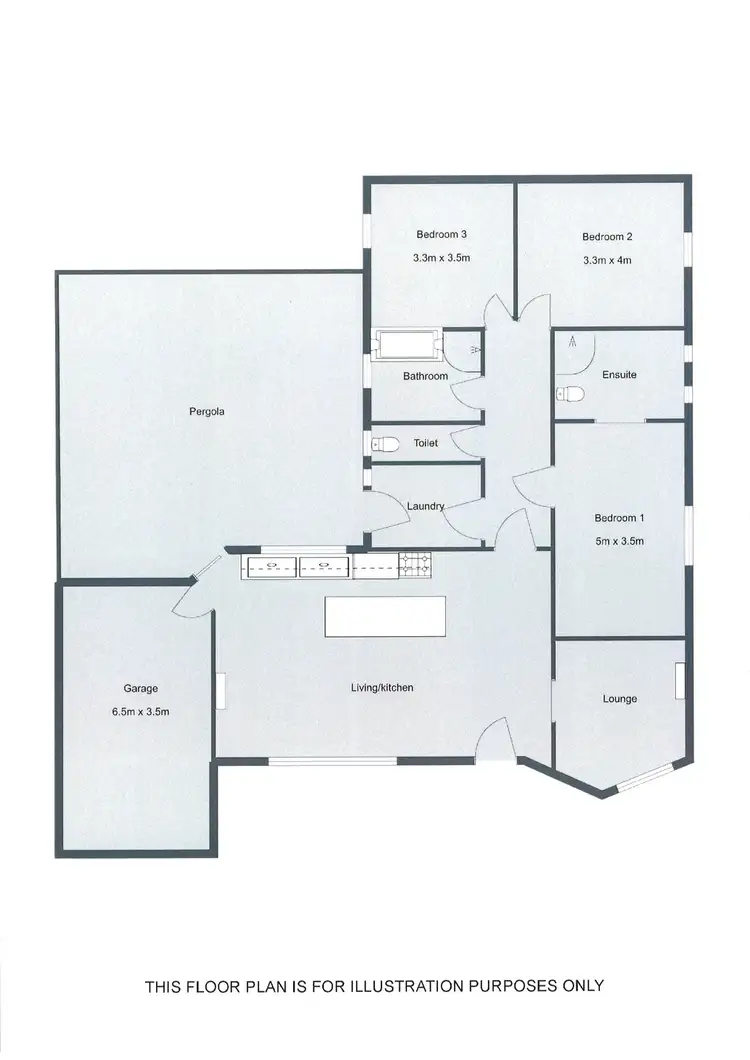 Floorplan of Homely house listing, 1 ACACIA COURT, Naracoorte SA 5271