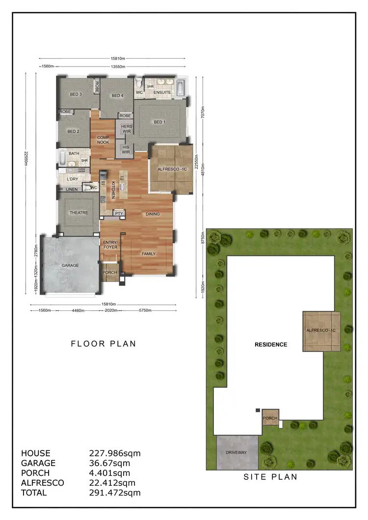 Floorplan of Homely house listing, 191 Castlewood Parkway, Southern River WA 6110