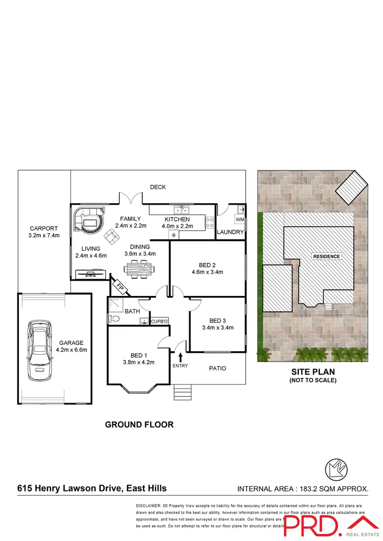 Floorplan of Homely house listing, 615 Henry Lawson Drive, East Hills NSW 2213