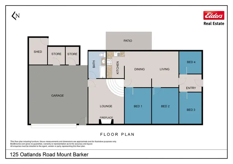 Floorplan of Homely house listing, 125 Oatlands Road, Mount Barker WA 6324