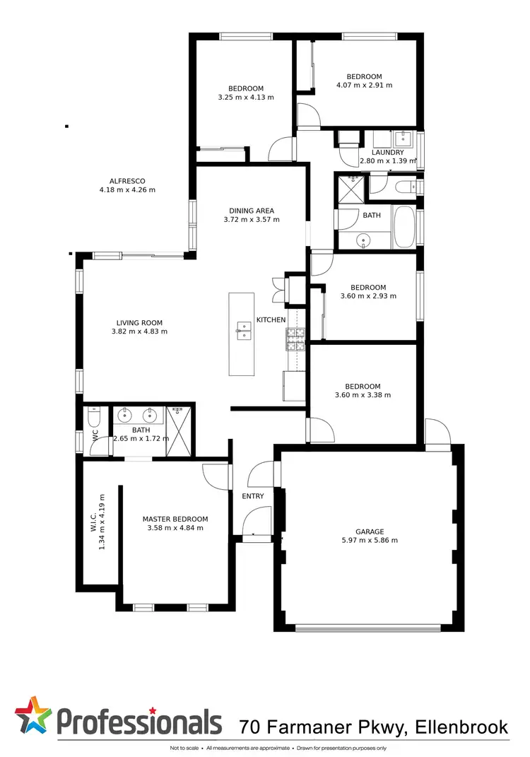 Floorplan of Homely house listing, 70 Farmaner Parkway, Ellenbrook WA 6069