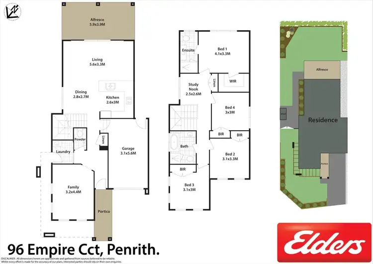 Floorplan of Homely house listing, 96 Empire Circuit, Penrith NSW 2750