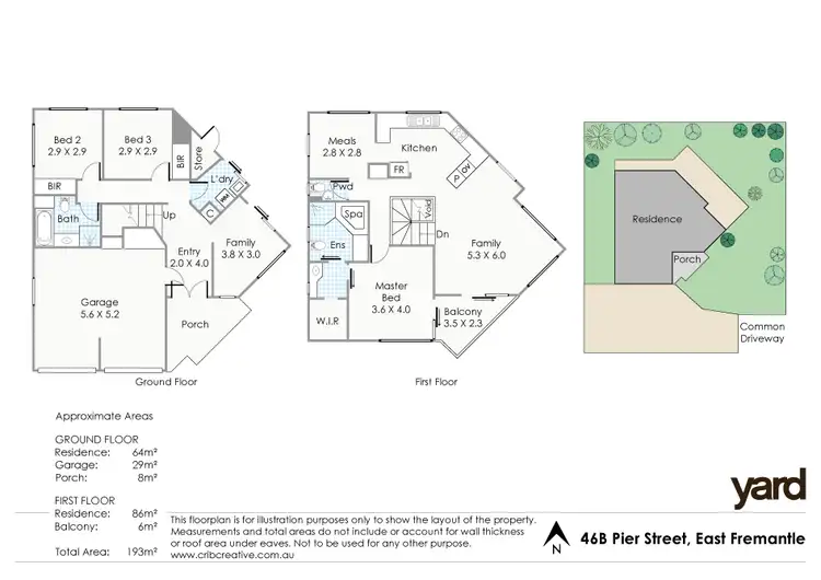 Floorplan of Homely house listing, 46B Pier Street, East Fremantle WA 6158