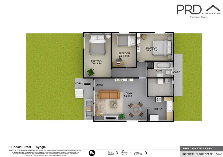 Floorplan of Homely house listing, 5 Donald Street, Kyogle NSW 2474