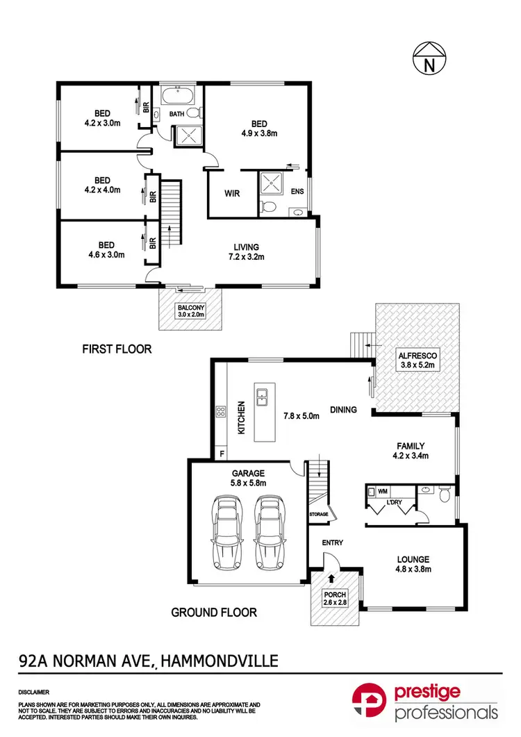 Floorplan of Homely house listing, 92A Norman Avenue, Hammondville NSW 2170