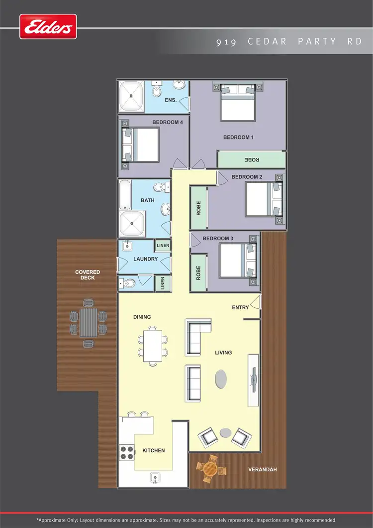 Floorplan of Homely rural property listing, 919 Cedar Party Road, Cedar Party NSW 2429