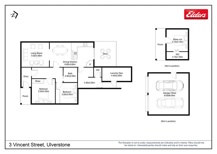 Floorplan of Homely house listing, 3 Vincent Street, Ulverstone TAS 7315