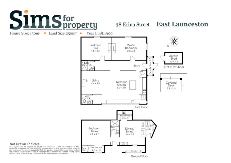 Floorplan of Homely house listing, 38 Erina Street, East Launceston TAS 7250