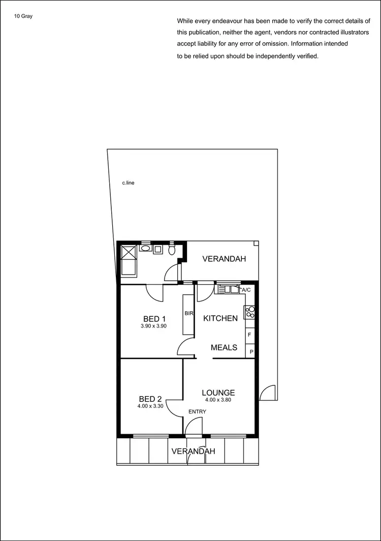 Floorplan of Homely house listing, 10 Gray Court, Adelaide SA 5000