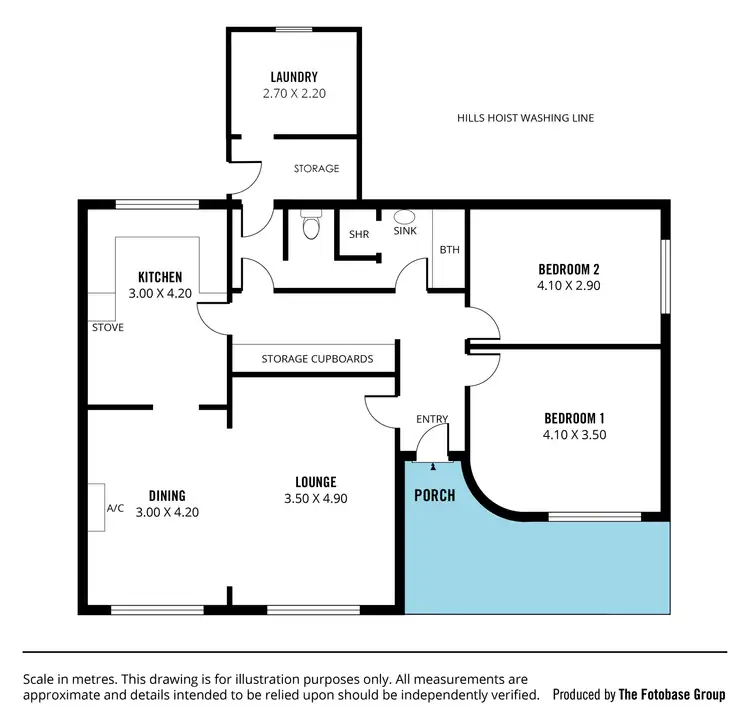 Floorplan of Homely house listing, 1 Richard Street, Brooklyn Park SA 5032