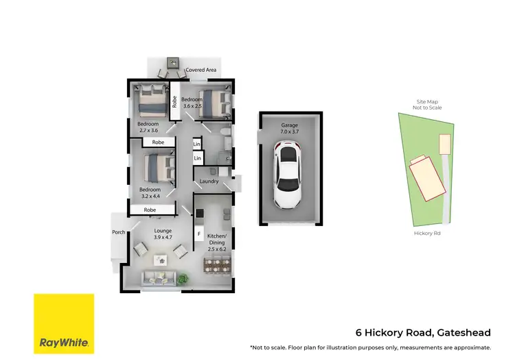 Floorplan of Homely house listing, 6 Hickory Road, Gateshead NSW 2290