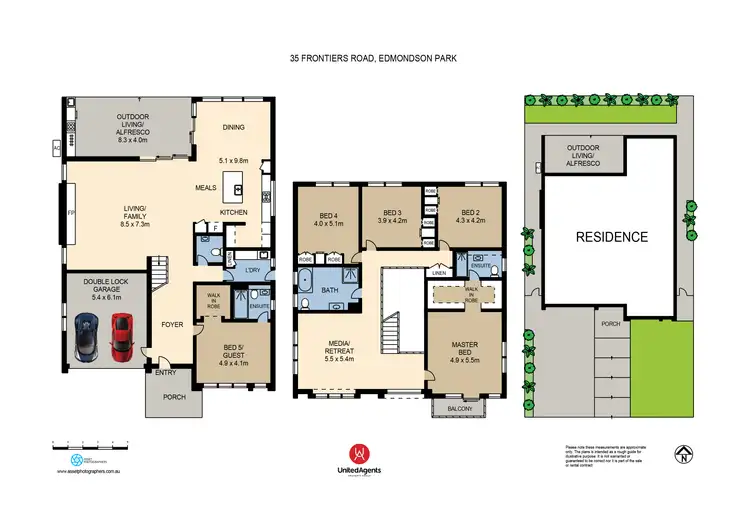 Floorplan of Homely house listing, 35 Frontiers Road, Edmondson Park NSW 2174