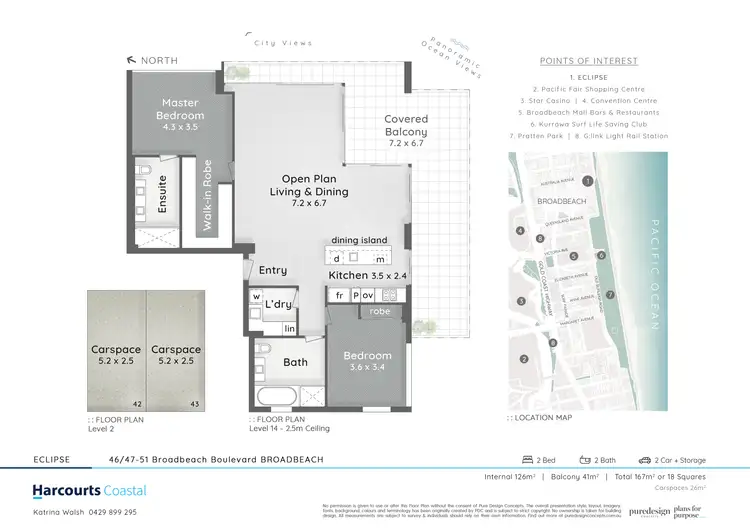 Floorplan of Homely house listing, 46/47-51 'Eclipse' Broadbeach Boulevard, Broadbeach QLD 4218