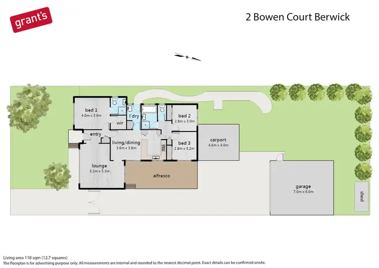 Floorplan of Homely house listing, 2 Bowen Court, Berwick VIC 3806