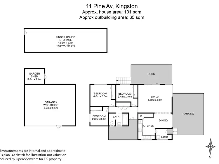 Floorplan of Homely house listing, 11 Pine Avenue, Kingston TAS 7050