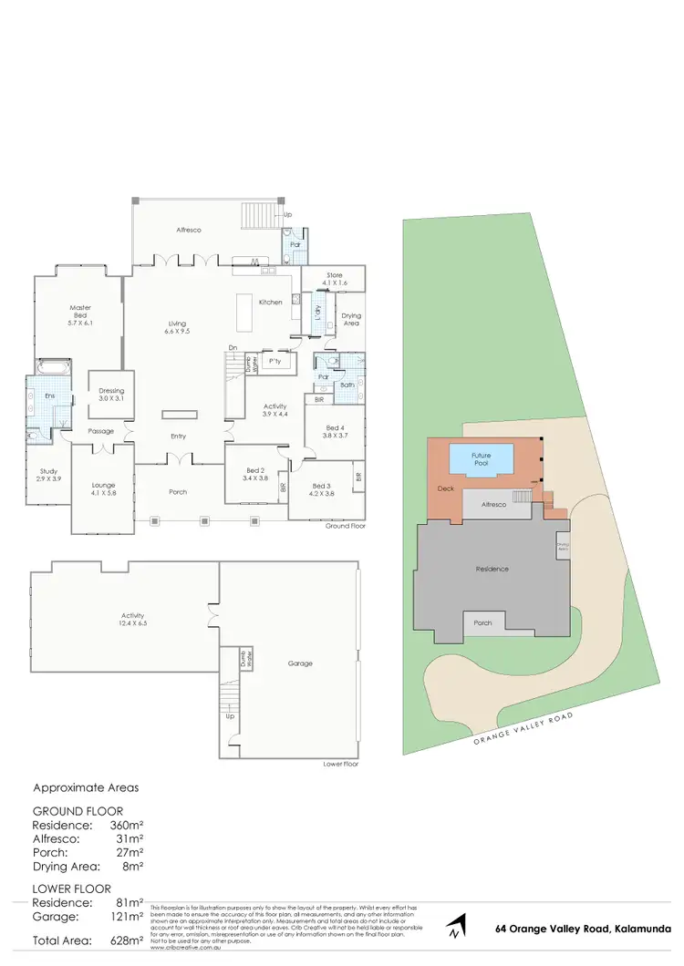 Floorplan of Homely house listing, 64 Orange Valley Road, Kalamunda WA 6076