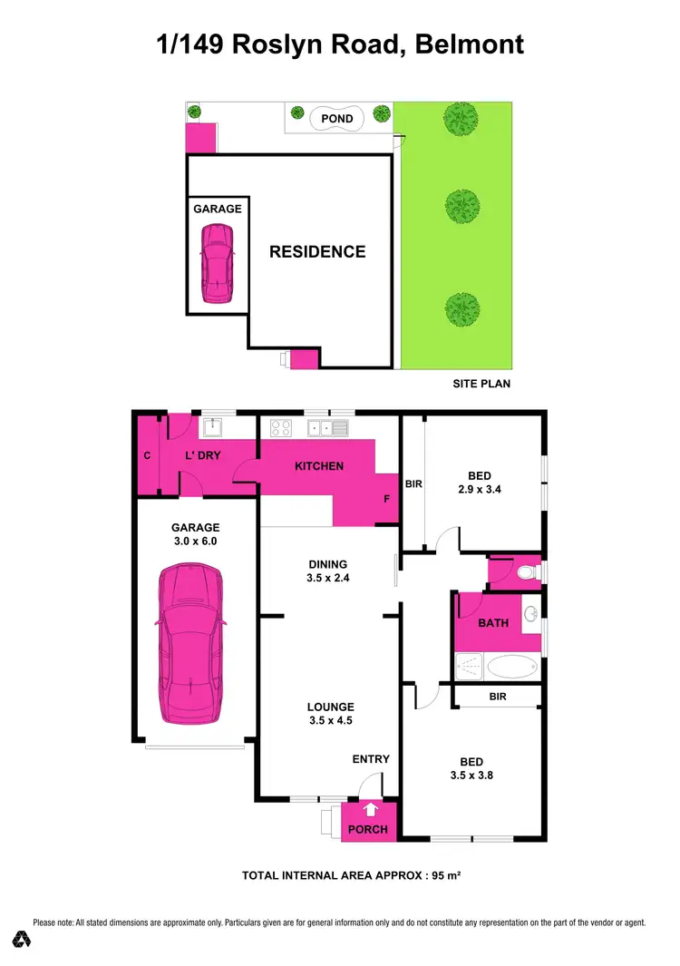 Floorplan of Homely house listing, 1/149 Roslyn Road, Belmont VIC 3216