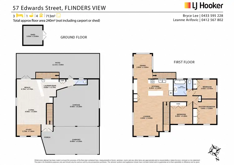 Floorplan of Homely house listing, 57 Edwards Street, Flinders View QLD 4305