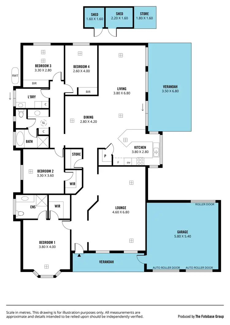 Floorplan of Homely house listing, 13 Hunt Drive, Normanville SA 5204