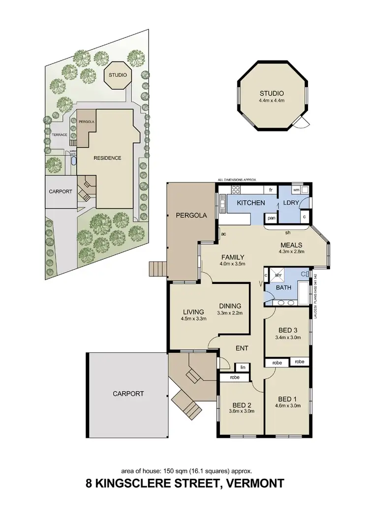 Floorplan of Homely house listing, 8 Kingsclere Street, Vermont VIC 3133