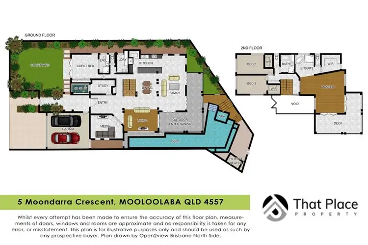 Floorplan of Homely house listing, 5 Moondarra Crescent, Mooloolaba QLD 4557