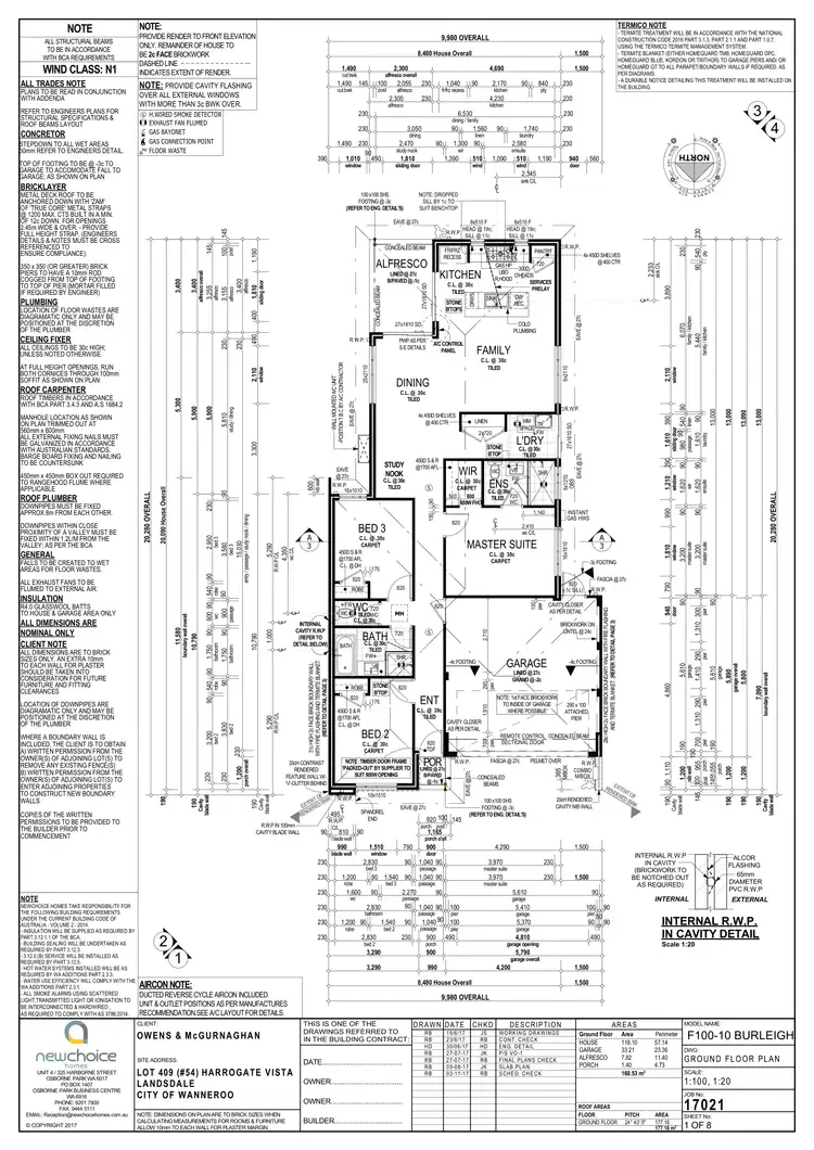 Floorplan of Homely house listing, 54 Harrogate Vista, Landsdale WA 6065